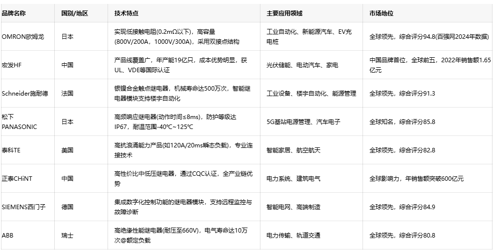 電力繼電器技術(shù)全景：原理、選型與品牌戰(zhàn)略