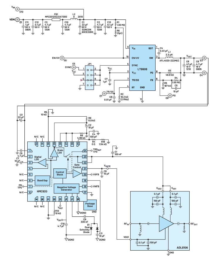 偏置時(shí)序全解析：避免pHEMT射頻放大器損壞的關(guān)鍵技巧
